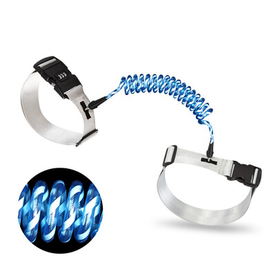 

ONYA reflective belt child anti-lost with traction rope baby anti-lost bracelet slip baby anti-lost rope F038B-25 m blue