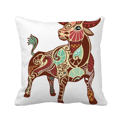 

Taurus Constellation Zodiac Symbol Square Throw Pillow Insert Cushion Cover Home Sofa Decor Gift