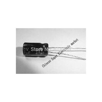 

100pcs 50V47UF 50V 47UF 6312MM Aluminum Electrolytic Capacitor