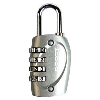 

Rss-037 four-digit password travel trolley box metal password lock student lock lock lock lock lock lock gym lock backpack lock lock silver