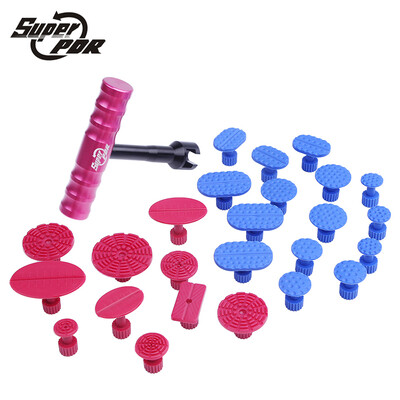 

Super PDR tools for Auto paintless dent repair tools Mini Portable lifter Puller T-Bar Car paintless with 26pcs Glue Tabs