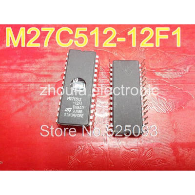 

10pcs/lot M27C512-12F1 M27C512