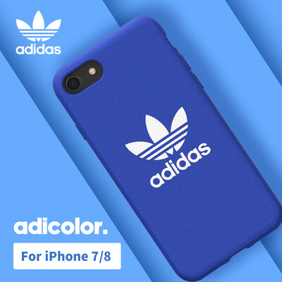 

Adidas iPhone X Mobile Shell New Bright Youth Apple X Men Silicone All-inclusive Simple Non-slip Fall Protection Cover Black