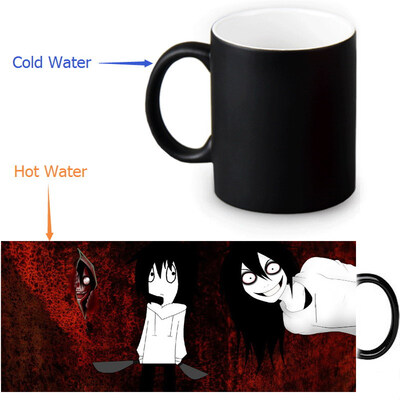 

Jeff The Killer Morphing Mug Color Change Tea Cup Magic Milk Coffee Mug