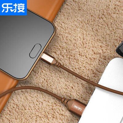 

LEJIE Micro usb Кабель для подключения интерфейса Android / зарядная линия 1 м коричневый подходит для телефонов Samsung / просо / Huawei / Meizu Android LUMC-3