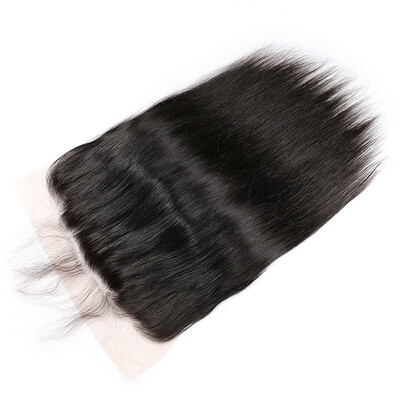 

Osolovely Hair 9A Grade Virgin Human Hair Straight 13X6 Ear To Ear Pre Plucked Lace Frontal Closure With Baby Hair