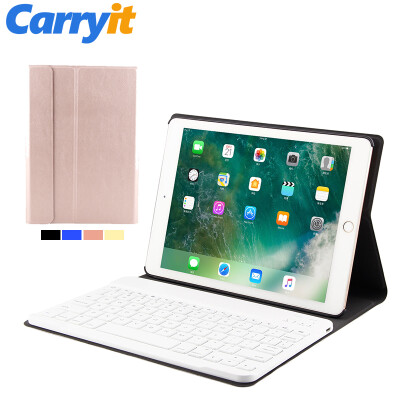 

Carryit SP-1030 ABS bluetooth keyboard with leather case for ipad air /air2/pro 9.7/new ipad 9.7