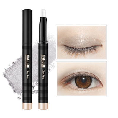 

Yabang ALOBON high light speed makeup lying silkworm eye shadow pen 2g girls eye makeup high light is not easy to smudge matte pearl peach makeup 01 lying silkworm white