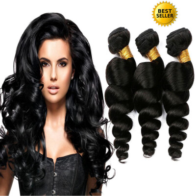 

Protea Brazilian Hair Loose Wave Remy Hair Bundles 100 Human Hair Weave Natural Color