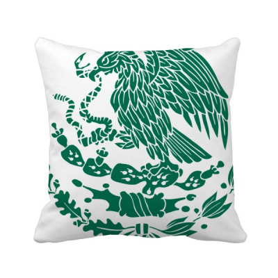 

Mexico National Emblem Country Square Throw Pillow Insert Cushion Cover Home Sofa Decor Gift