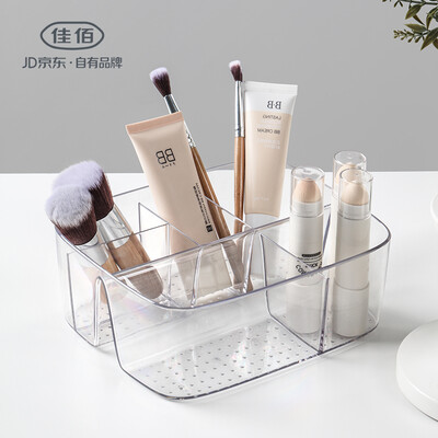 

Jiahe storage box bedroom dressing table home storage box plastic desktop Jack storage box in P11010059 transparent