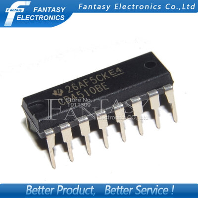 

10PCS CD4510BE DIP16 CD4010 DIP new and original IC free shipping