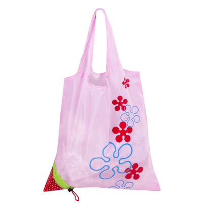 

Cute Eco Storage Handbag Shopping Bag Strawberry Reusable Foldable Tote Bag Shopper