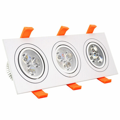 

LED Dimmable lights LED downlight lamp 9W Warm White 110V 220V dimmer Встраиваемый светодиодный точечный светильник