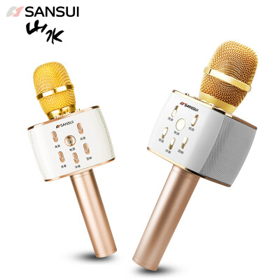 

Пейзаж (sansui) K3 Национальная песня K Мобильный микрофон Эндрюс Bluetooth Карманный KTV Беспроводной микрофон Бытовая Поющая артефакт Локальное золото Ultimate