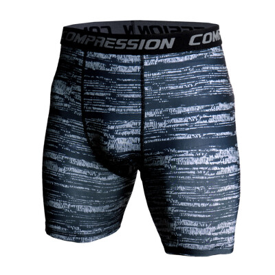 

3D Camo Compression Shorts Men 2018 Short Pants MMA High Elastic Skinny Leggings Bodybuilding Tights Men Fitness Sweat shorts