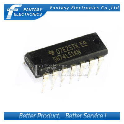 

10PCS SN74LS14N DIP14 SN74LS14 DIP 74LS14N 74LS14 new&original IC free shipping