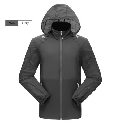 

Hiking Jacket Summer Lovers Outdoor jacket Quick Dry Sun Protective Solid For Men Women Climbing Trekking Hood Jacket