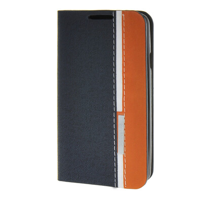 

MOONCASE LG Optimus L60 чехол Minimalist style Leather Card Wallet Flip Slot Bracket Back чехол Cover Sapphire
