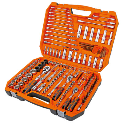 

Huafeng giant arrow HF-81150G 150 sets of international ratchet wrench socket set comprehensive auto repair mechanic repair kit set