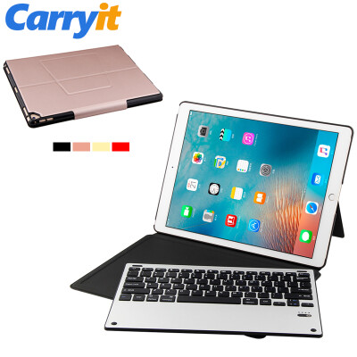 

Carryit SP-1098B Aluminum alloy bluetooth keyboard with seperate leather case for iPad Pro 12.9 inch