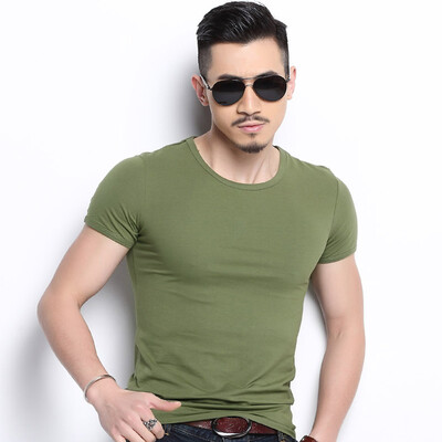 

New Spring Fashion Brand O-Neck Slim Fit Short Sleeve T Shirt Men Trend Casual Mens T-Shirt Korean T Shirts