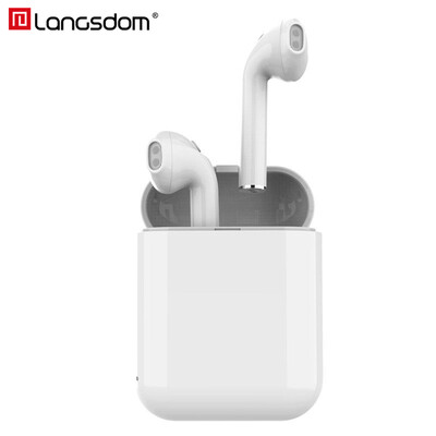 

Langsdom T7 TWS Bluetooth Earphone Headphone with Mic True Wireless Earbuds Fone Bluetooth V42 Truing Headsets for Smart Phone