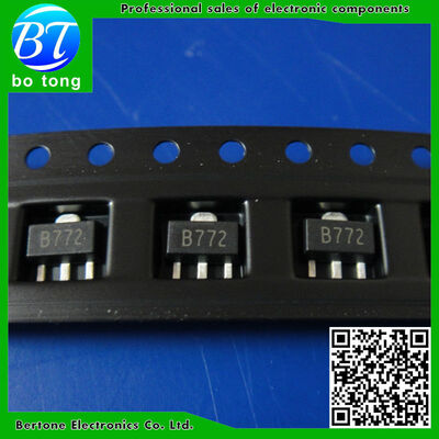 

50PCS free shipping (2SD882+2SB772) each 25pcs SOT89 D882 B772 PNP NPN