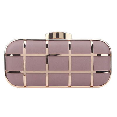 

Fawziya Clutch Evening Bags Metal Hollow Design Purses And Handbags