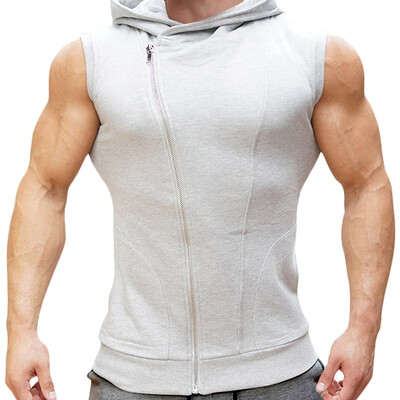 

MECH-ENG Mens Hoodies sweatshirt Sleeveless Workout Gym Vest Bodybuilding Muscle Casual Tank Top 7335