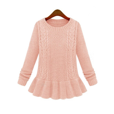 

Women Slim Twist Pullover Bottoming shirt Knitwear Sweater Winter Top Jumper