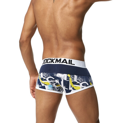 

JOCKMAIL low-rise mens boxer briefs cotton print comfort soft absorbent sweat
