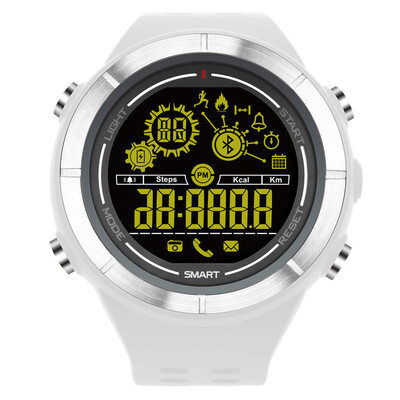 

Круглый экран Bluetooth Smart onwrist Watch IP67 Водонепроницаемый 50 м Глубина 5ATM для Android и IOS с Luminous Dial монитор движения