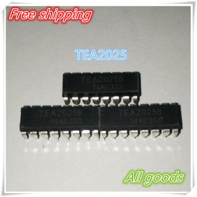 

100pcslot free shipping TEA2025 TEA2025B A2025 9-12V DIP-16 Audio power amplifier Integrated circuit good quality&ROHS