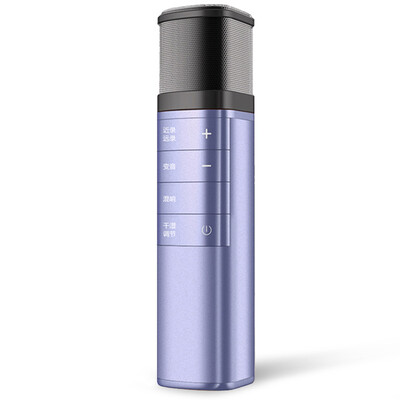 

BBS K-3 микрофон для мобильного телефона поет популярный караоке-якорь прямой эфир специальный микрофон Android Apple телефон микрофон фиолетовый