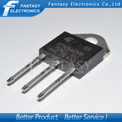 

50PCS BTA26-600B TO-3P BTA26600B TO3P BTA26-600 new and original IC free shipping