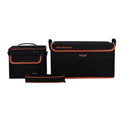 

VKS uncles multi-function compartment car tail box storage box car storage box insulation package three-piece
