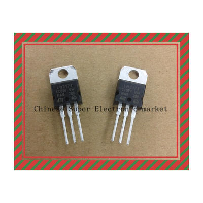 

10pcs LM317T LM317 1.5A Adj Voltage Reg IC TO-220