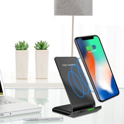 

Qi Wireless Charger Быстрая зарядная подставка для iPhone X 8 Plus Samsung Galaxy Note8 S8 S7 s6