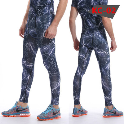 

camouflage Fitness pants male Elastic force Fast drying Sports pants Run Riding Basketball Physical exercise Tight trousers