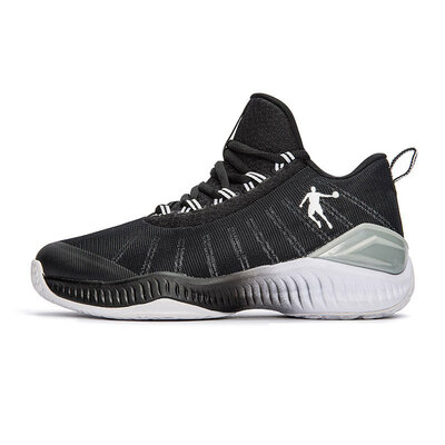 

Jordan mens shoes basketball shoes shock absorption wear breathable combat boots XM2580103 black silver 405