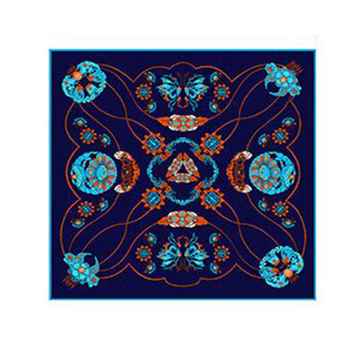 

Silk Shawl Scarf 100 authentic Brand New Gift Box Women Auth Rare Big Square 88 88CM