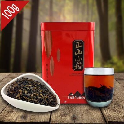 

AAAAA Lapsang Souchong Black Tea without Smoked Flavor 100g Chinese Smokehouse Good Taste Smoked Red Tea