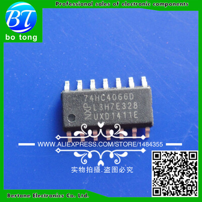 

20pcs free shipping SMD 74HC4066 744066 74HC4066D Quadruple Bilateral Switch SOP-14