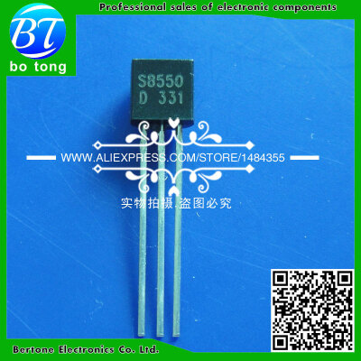 

Free shiping 100pcs S8550D S8550 8550 PNP Transistor TO-92+Hot sale