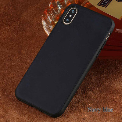 

Жесткий кожаный чехол для LANGSIDE для iPhone X Case Vintage Crazy skin skin Обложка для всех