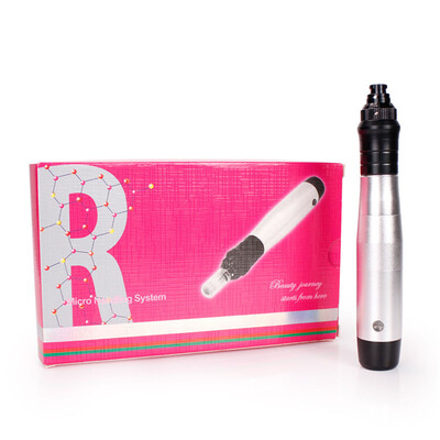 

Rechargeable Electric Derma Pen Stamp Microneedle Derma Roller Anti Aging Acne Skin Therapy