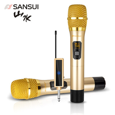 

Landscape sansui M16 family ktv U wireless microphone microphone one for two karaoke microphone one for two wireless microphone amplifier MIC mouth dedicated