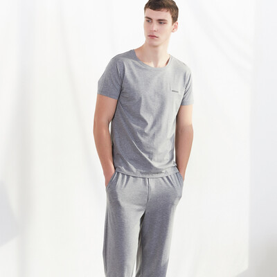 

Little nurse pajamas home service men&women can wear short-sleeved home service in summer ZST007 loose gray  185115