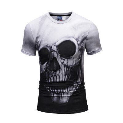 

Mens Fashion Skull 3D T-shirt Men 2018 Hip Hop 3d Printed T-shirts Men Funny Trendy Camiseta Tee Summer Tops Clothes